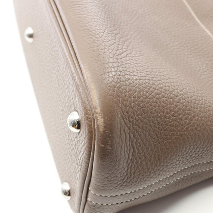 ボリード31 エトゥープ ハンドバッグ トリヨンクレマンス グレーブラウン シルバー金具 2WAY Y刻印 エルメス バッグ HERMES