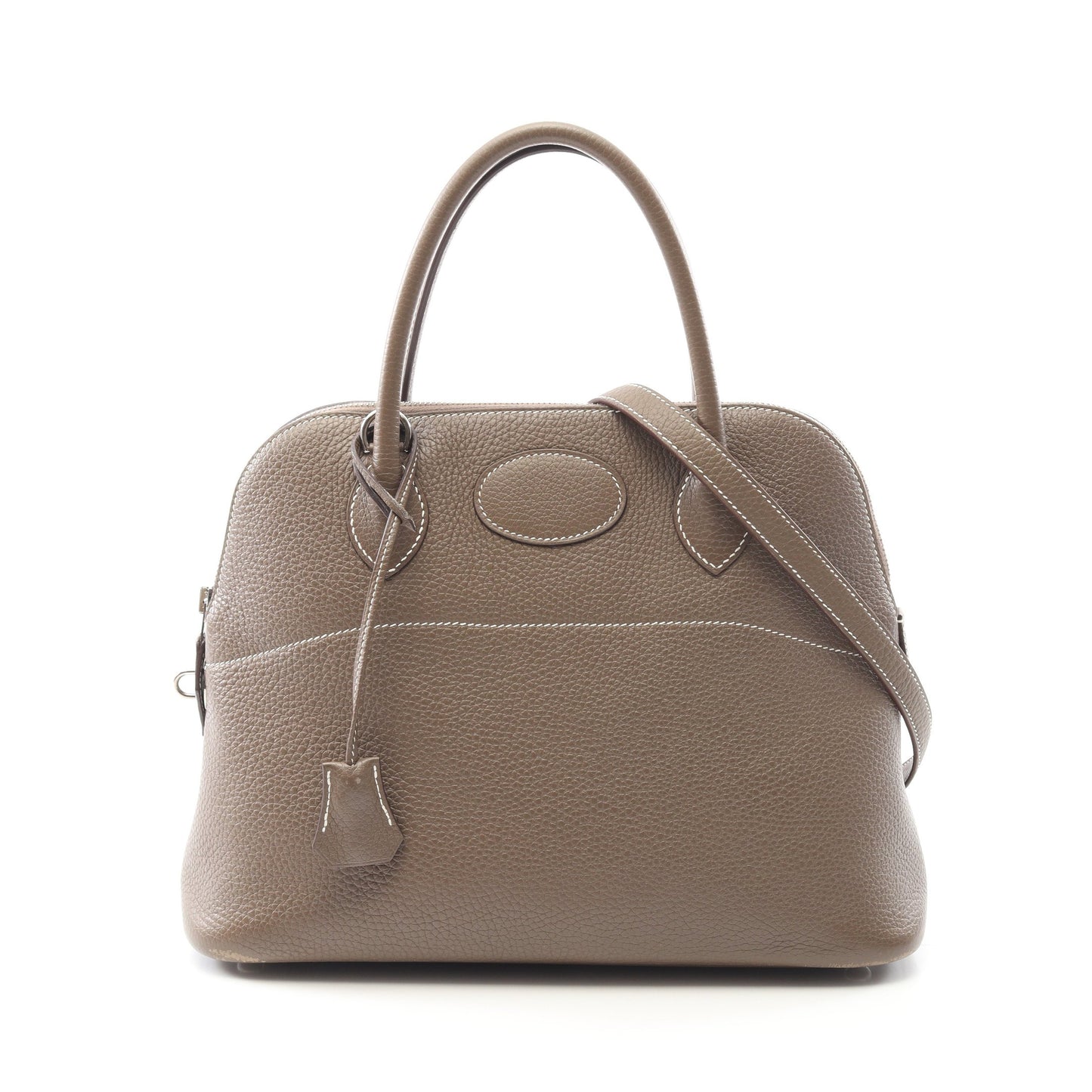 ボリード31 エトゥープ ハンドバッグ トリヨンクレマンス グレーブラウン シルバー金具 2WAY Y刻印 エルメス バッグ HERMES