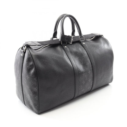 キーポル バンドリエール 50 タイガラマ ノワール ボストンバッグ レザー PVC ブラック 2WAY ルイヴィトン バッグ LOUIS VUITTON