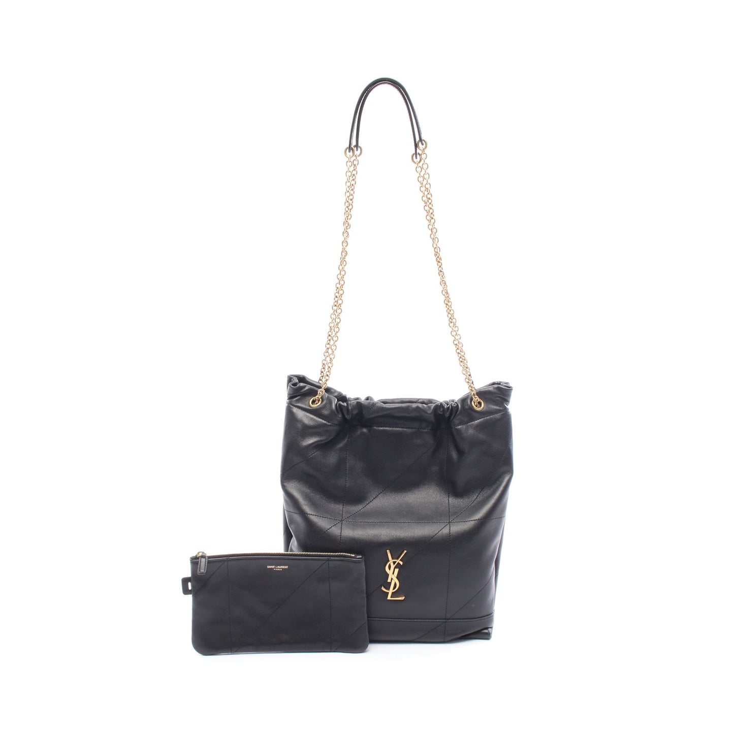 ジェイミー チェーンショルダーバッグ ラムスキン ブラック サンローランパリ バッグ SAINT LAURENT PARIS