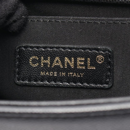 ボーイシャネル スモール チェーンショルダーバッグ キャビアスキン ブラック ゴールド金具 シャネル バッグ CHANEL