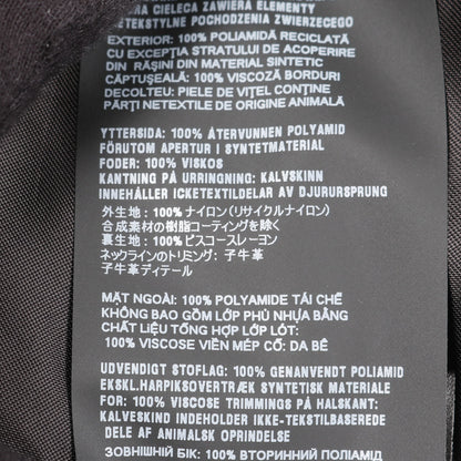RE-NYLON ミニドレス ワンピース ナイロン レザー ブラック ベージュ プラダ ワンピース PRADA