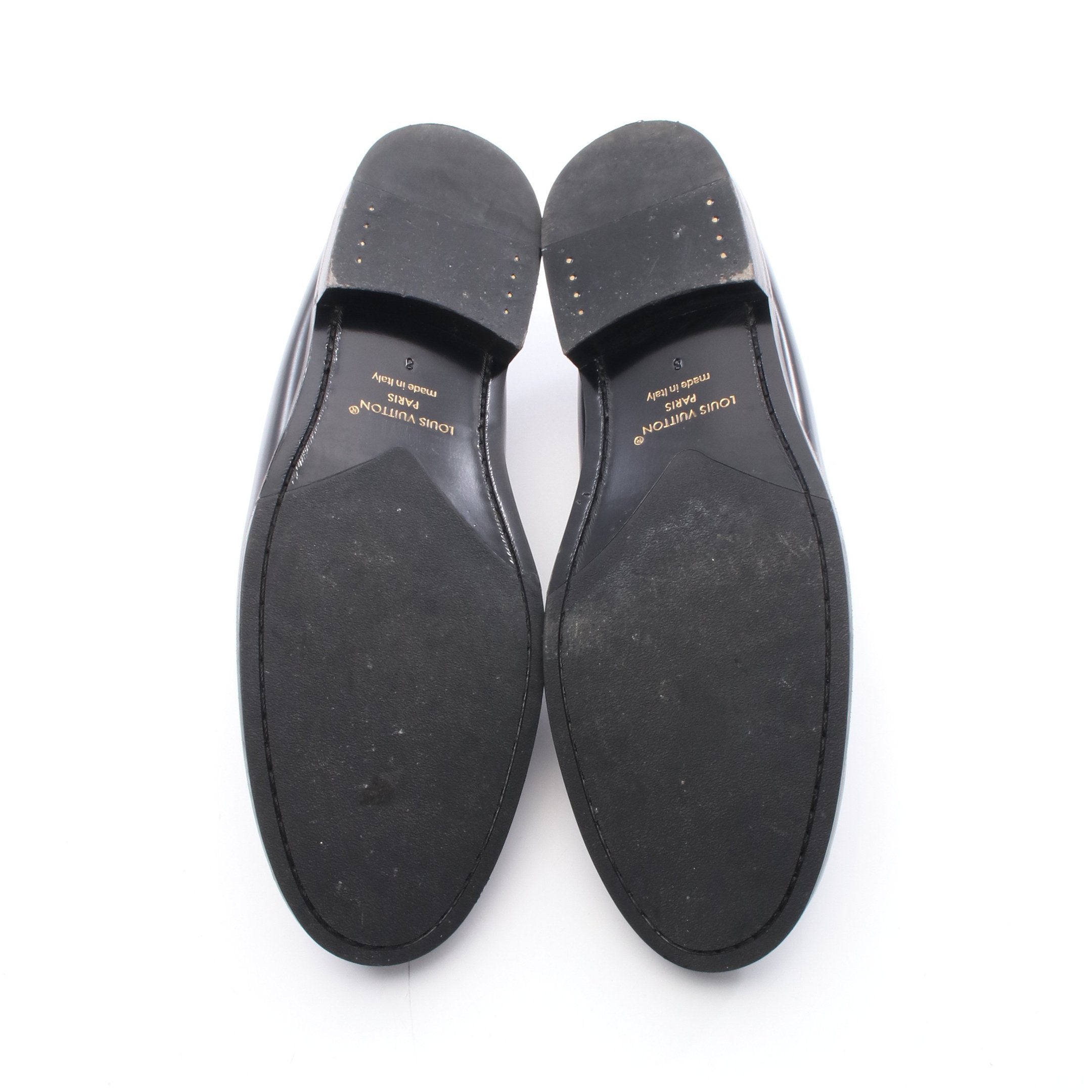 新品同様　LOUIS VUITTON ローファー メジャーライン エクリプス LVメジャーライン モノグラムエクリプス ローファー レザー