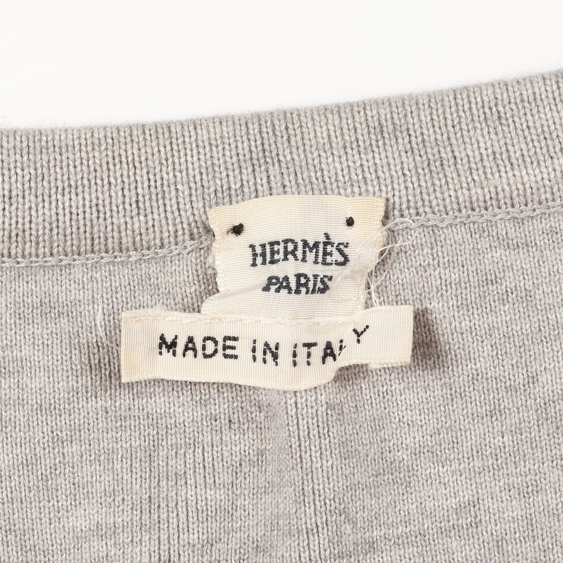 ECHEC AU ROI ワンピース ノースリーブ シルク コットン ライトピンク マルチカラー 切替 エルメス ワンピース HERMES