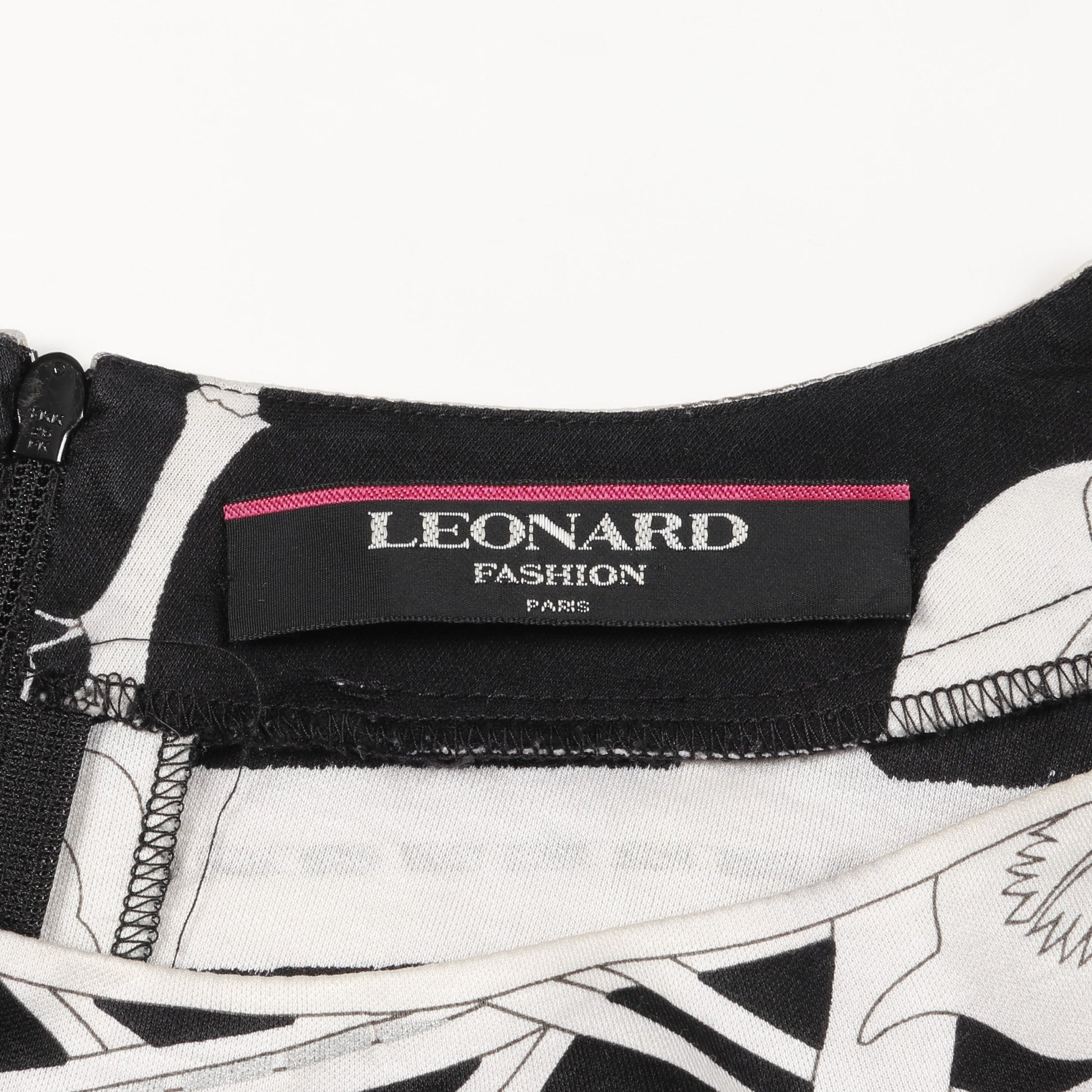 ブラウス 花柄 シルク ブラック オフホワイト レオナールファッション トップス LEONARD FASHION