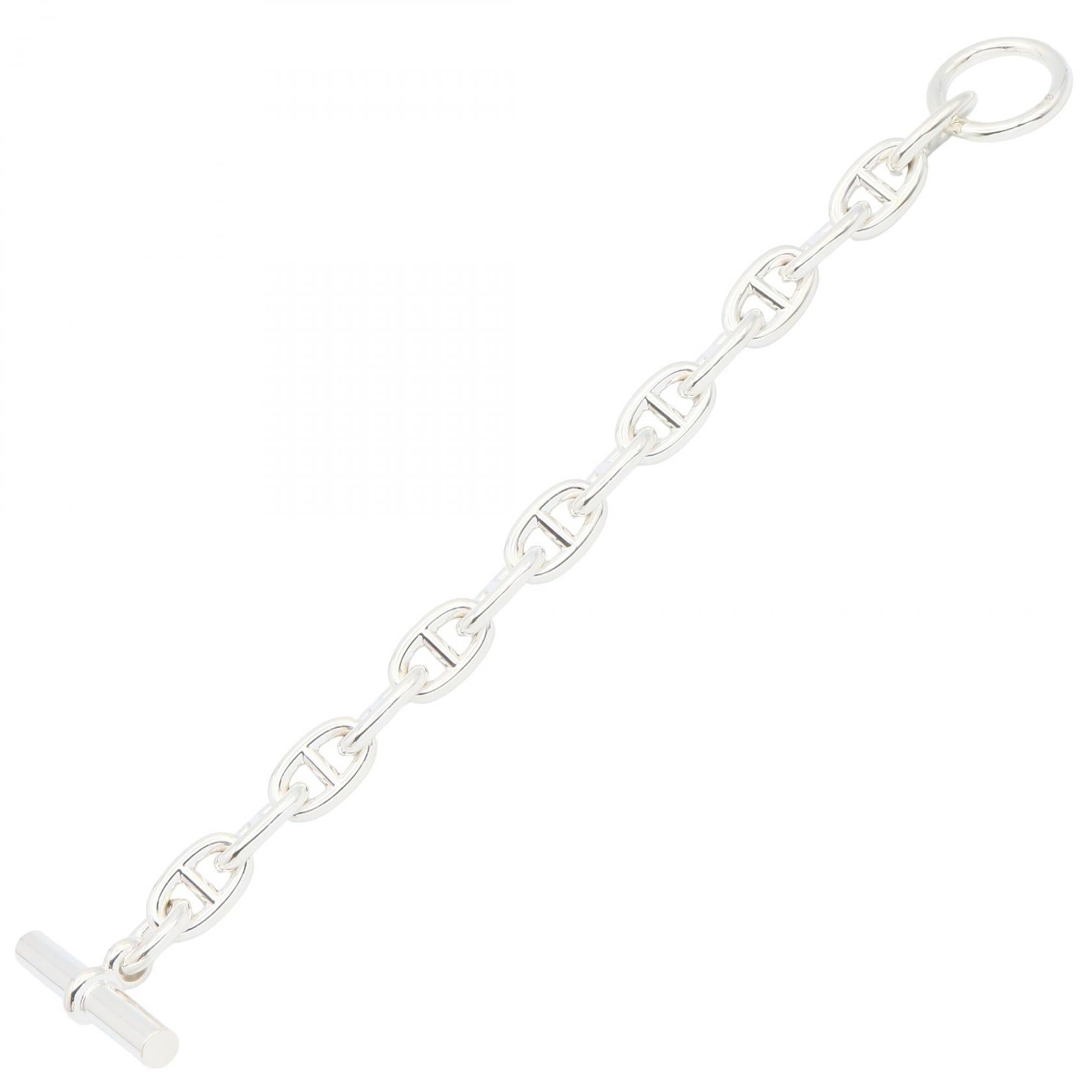 シェーヌダンクル MM 14コマ ブレスレット ブレスレット SV925 シルバー エルメス アクセサリー HERMES