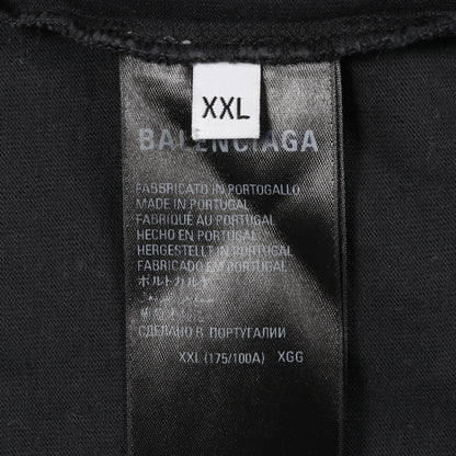 FASHION INSTITUTE Tシャツ クルーネック コットン ダークグレー バレンシアガ トップス BALENCIAGA