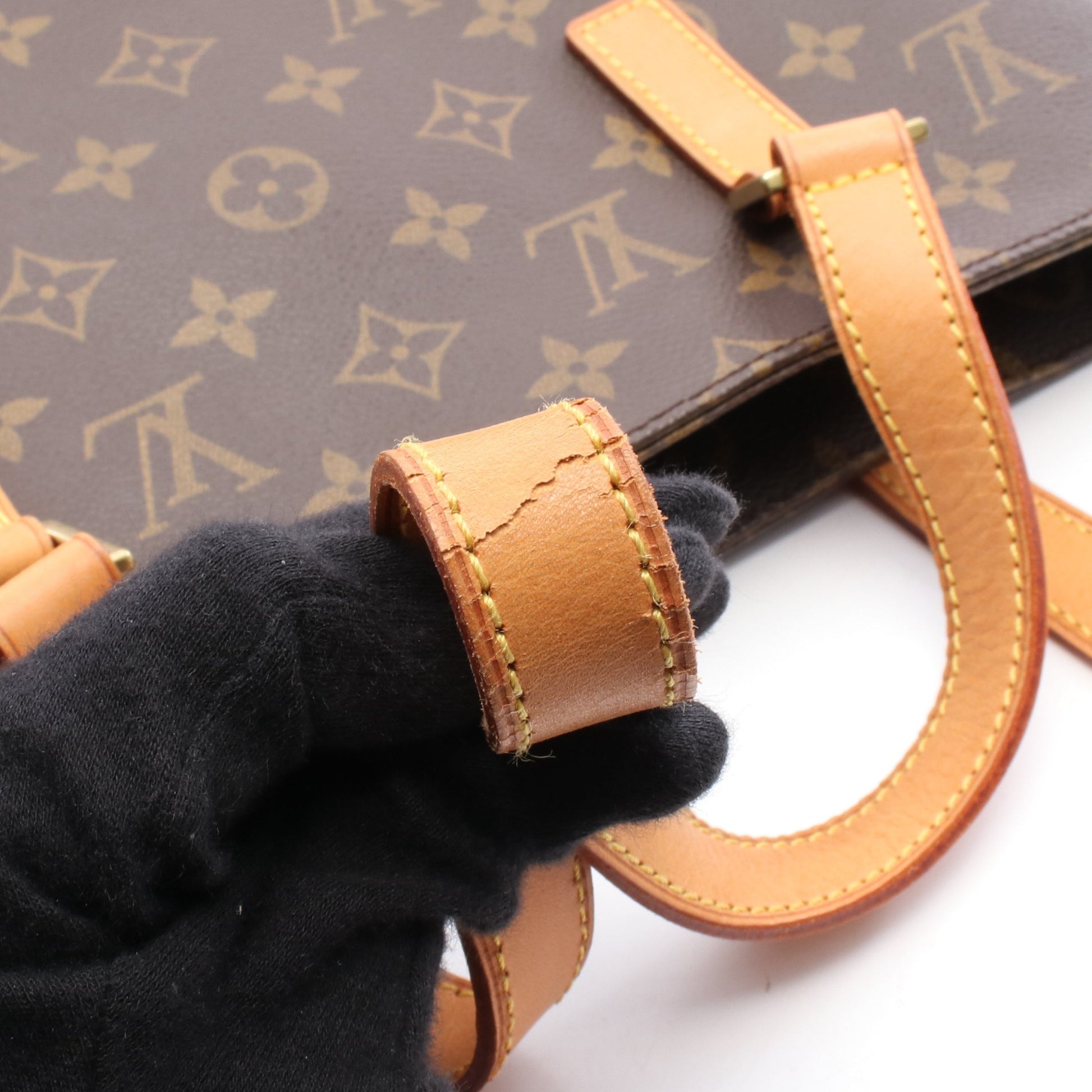 ヴァヴァンGM モノグラム ショルダーバッグ トートバッグ PVC レザー ブラウン ルイヴィトン バッグ LOUIS VUITTON