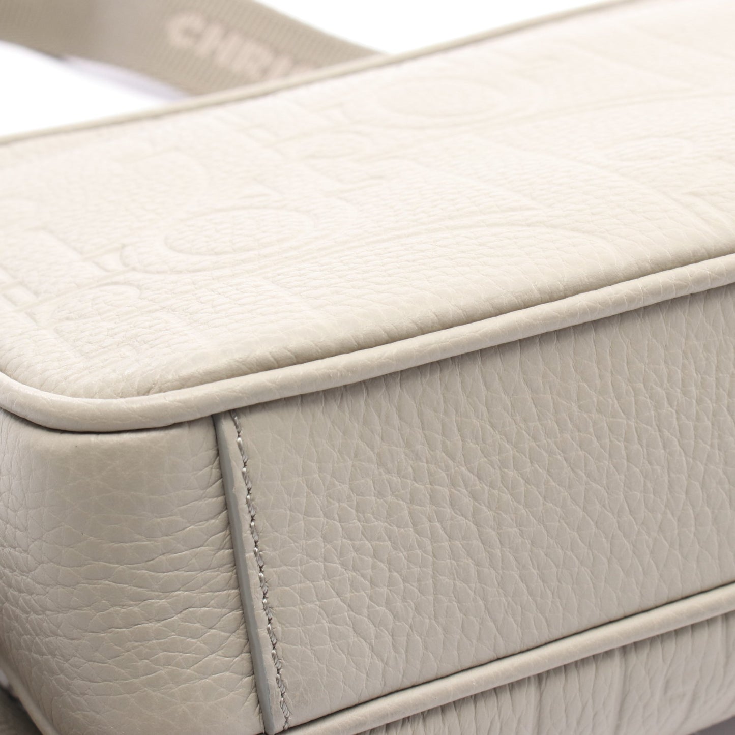 Rider 2.0 ジップ メッセンジャーバッグ ディオール グラビティ ショルダーバッグ レザー グレーベージュ バッグ Christian Dior