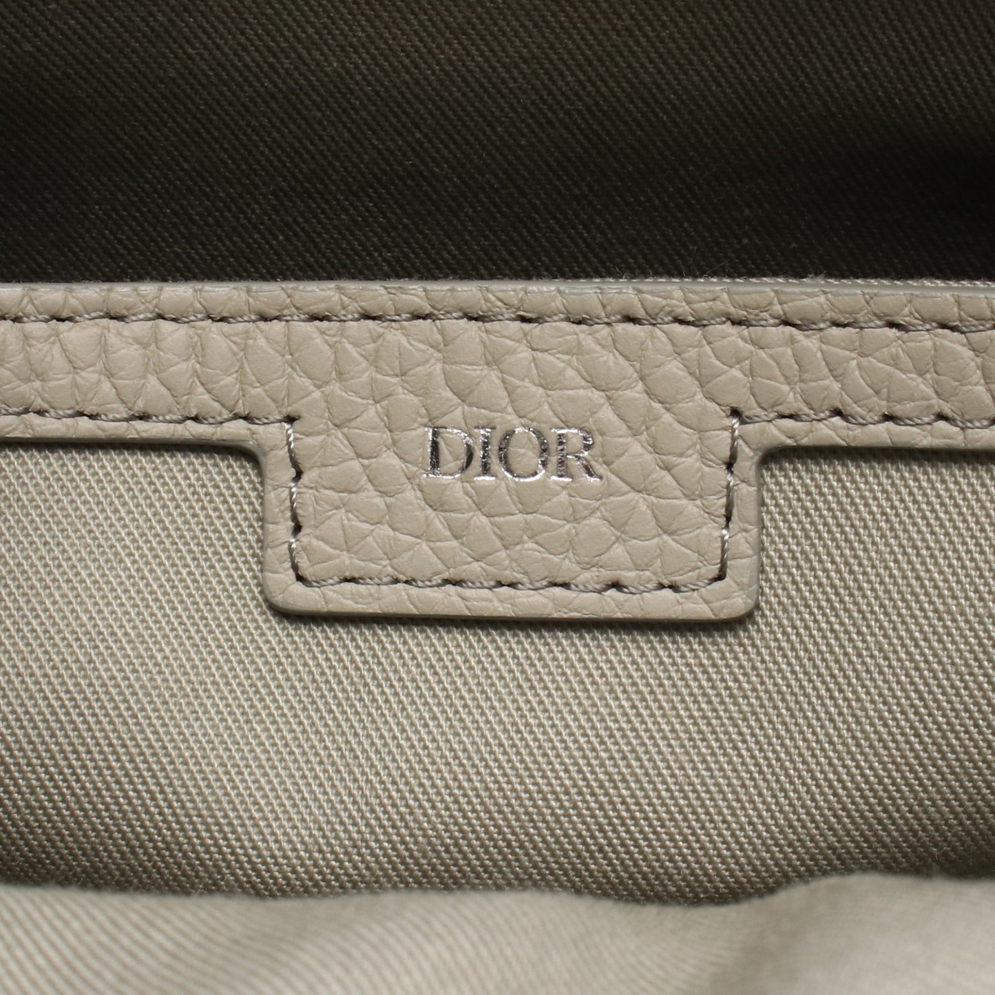 Rider 2.0 ジップ メッセンジャーバッグ ディオール グラビティ ショルダーバッグ レザー グレーベージュ バッグ Christian Dior