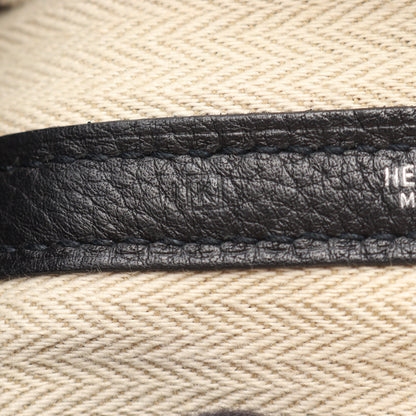 ガーデンパーティPM ハンドバッグ トートバッグ トリヨンクレマンス ブラック シルバー金具 □K刻印 エルメス バッグ HERMES