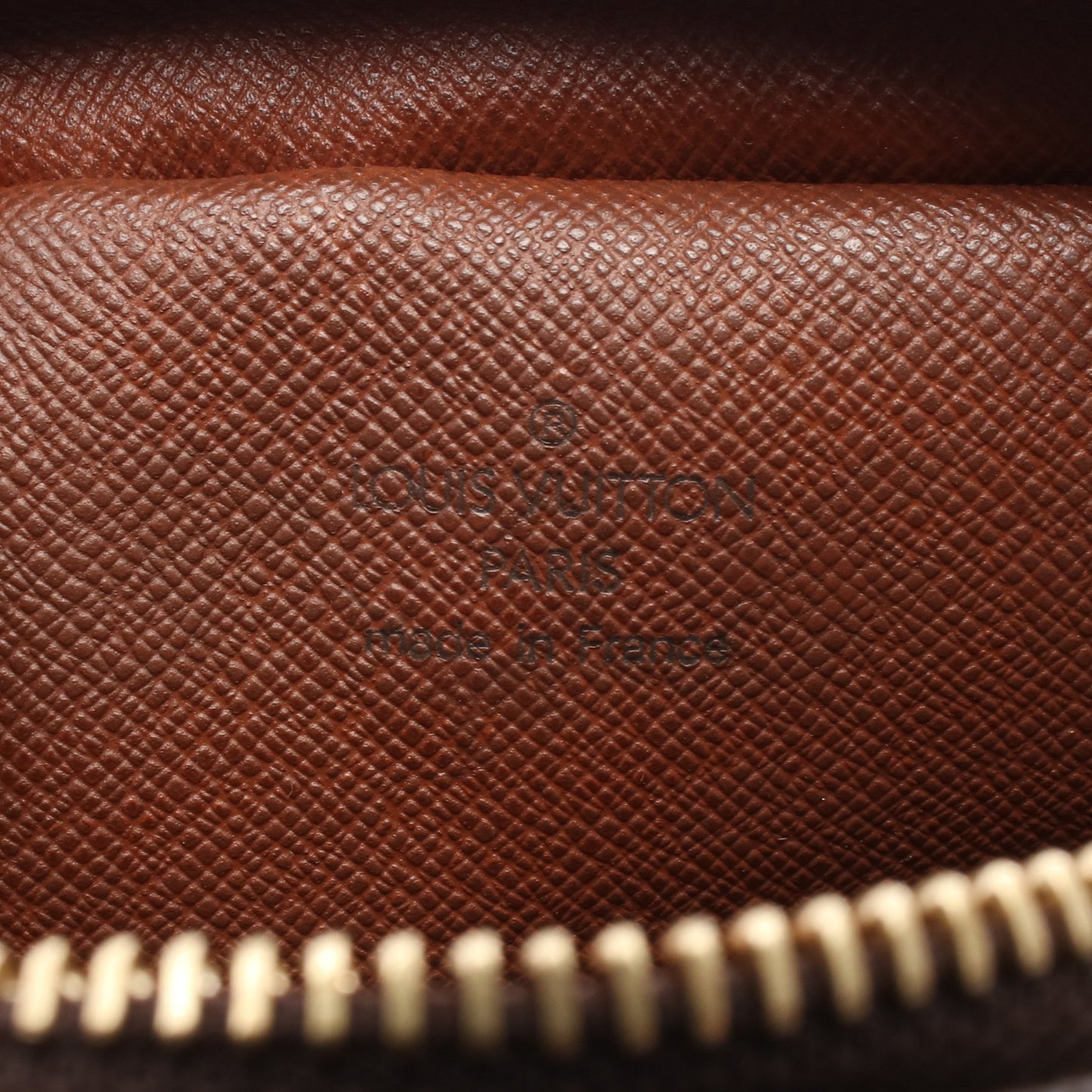 ダヌーブ モノグラム ショルダーバッグ PVC レザー ブラウン ルイヴィトン バッグ LOUIS VUITTON