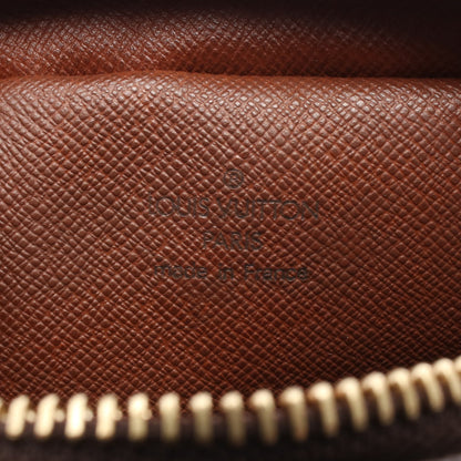 ダヌーブ モノグラム ショルダーバッグ PVC レザー ブラウン ルイヴィトン バッグ LOUIS VUITTON