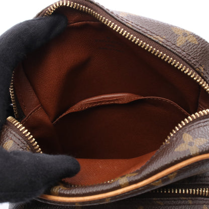 アマゾン モノグラム ショルダーバッグ PVC レザー ブラウン ルイヴィトン バッグ LOUIS VUITTON