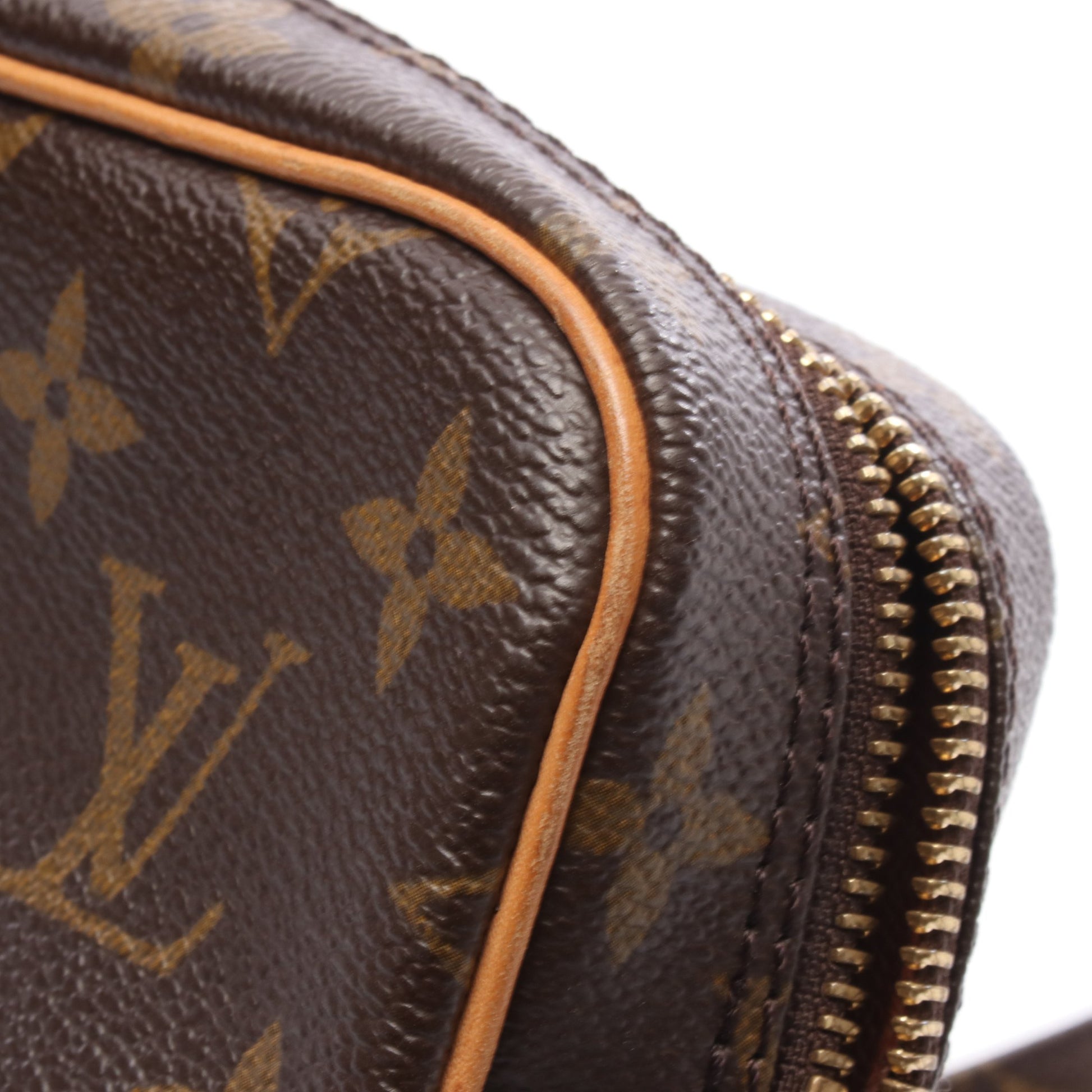 アマゾン モノグラム ショルダーバッグ PVC レザー ブラウン ルイヴィトン バッグ LOUIS VUITTON