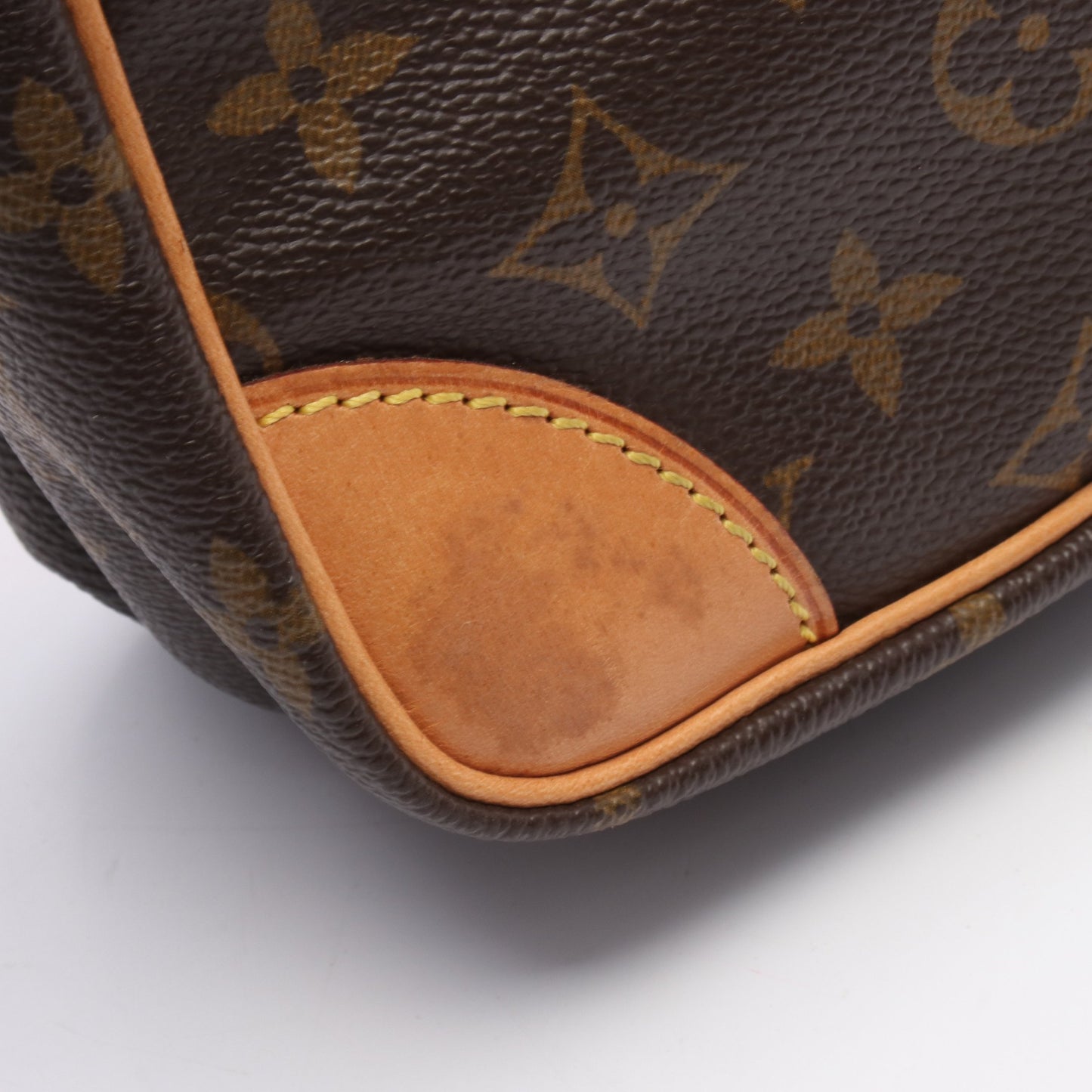 アマゾン モノグラム ショルダーバッグ PVC レザー ブラウン ルイヴィトン バッグ LOUIS VUITTON