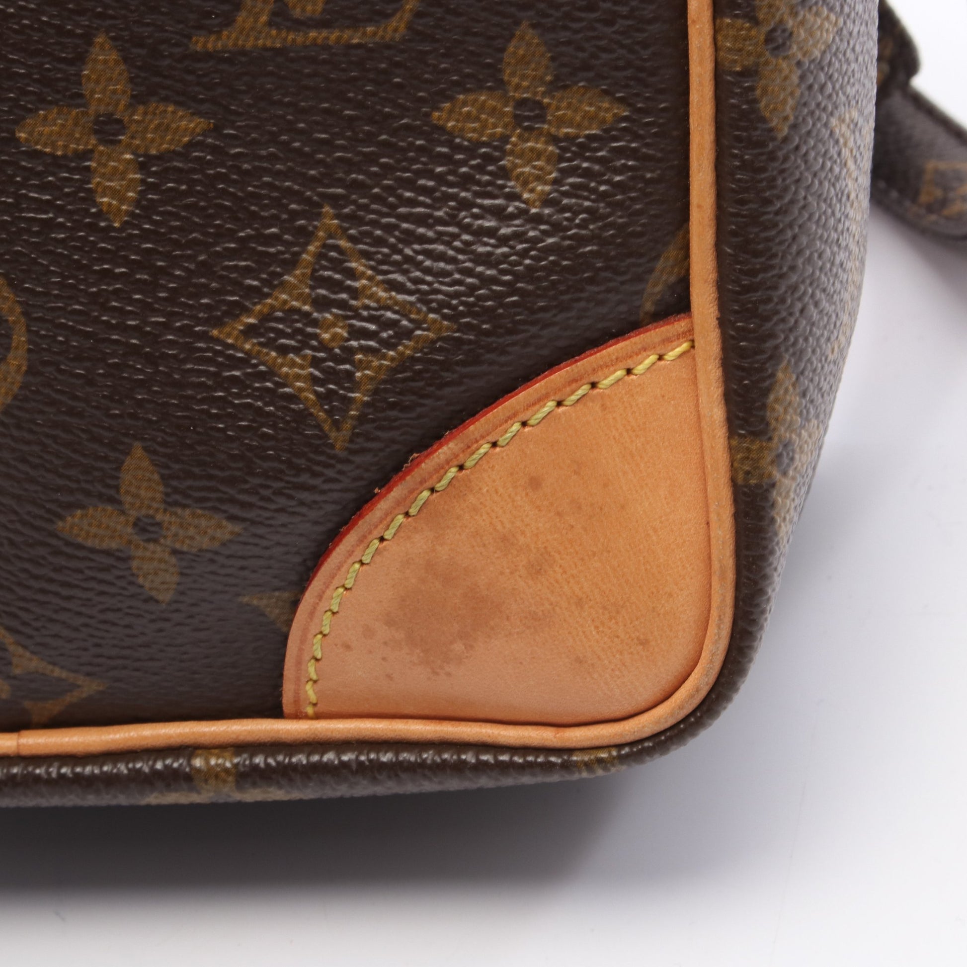アマゾン モノグラム ショルダーバッグ PVC レザー ブラウン ルイヴィトン バッグ LOUIS VUITTON