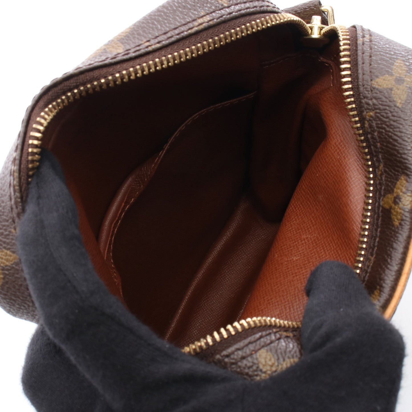 アマゾン モノグラム ショルダーバッグ PVC レザー ブラウン ルイヴィトン バッグ LOUIS VUITTON