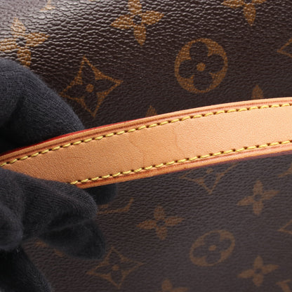 ソローニュ モノグラム ショルダーバッグ PVC レザー ブラウン ルイヴィトン バッグ LOUIS VUITTON