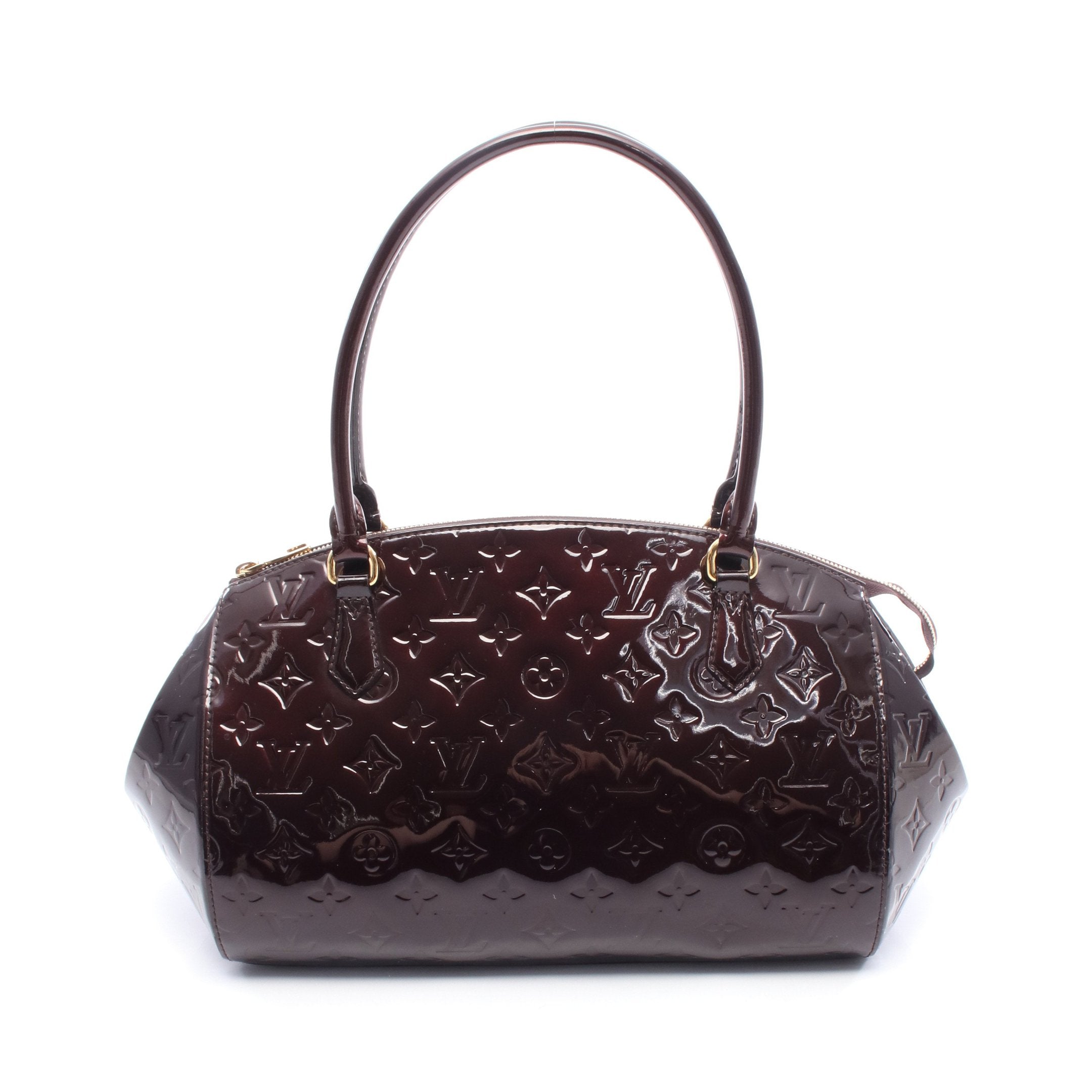 Louis Vuitton ヴェルニハンドバッグ ダークパープル