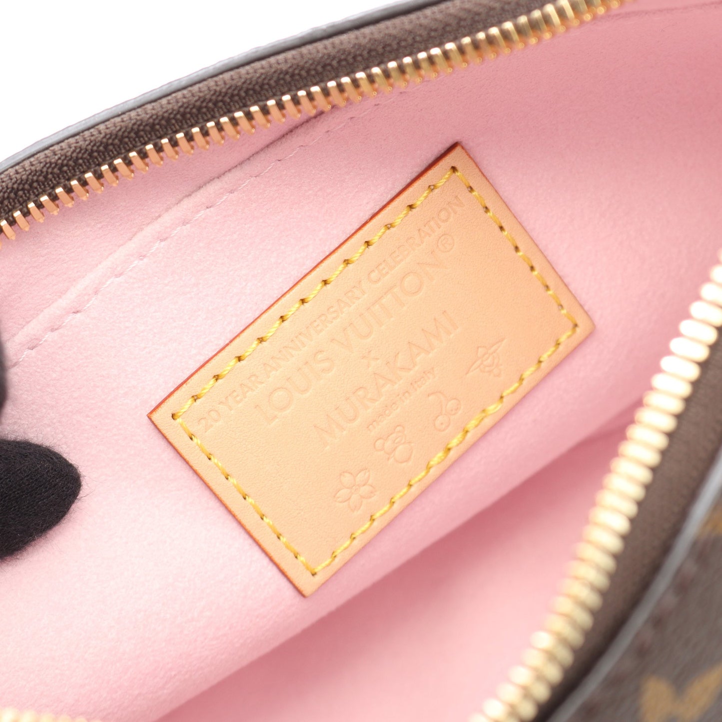 LOUIS VUITTON × 村上隆 ブーローニュ PM モノグラム サクラブラウン チェーンハンドバッグ PVC レザー ブラウン マルチカラー 2WAY ルイヴィトン バッグ LOUIS VUITTON