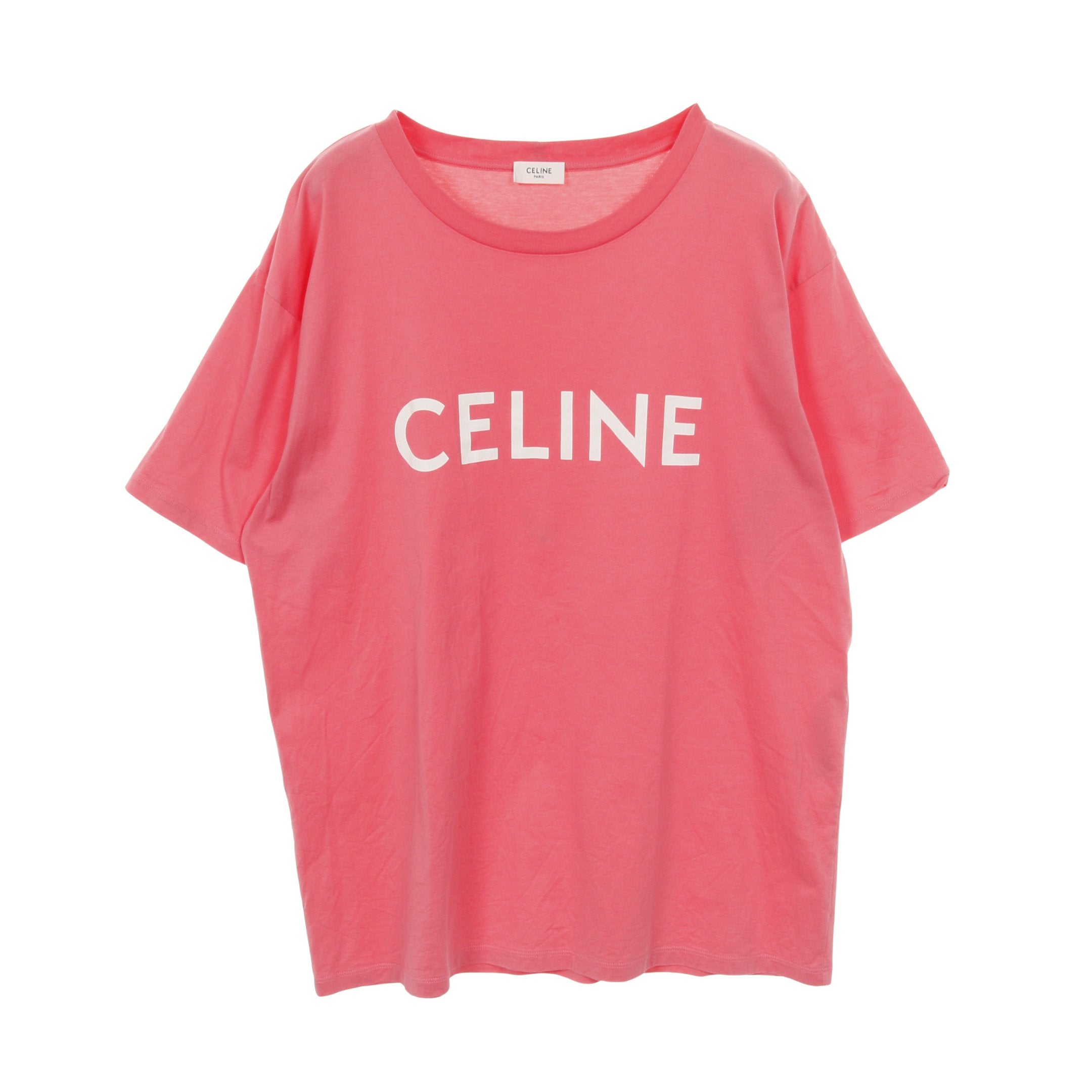 CELINE ロゴプリント 半袖Tシャツ セリーヌ CELINE CELINE Tシャツ RX02R507Z 半袖 カットソー （FYW4
