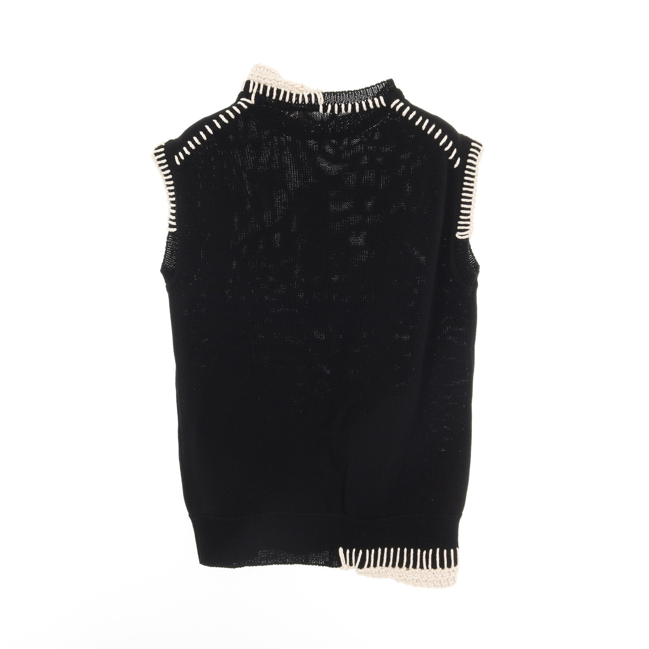 希少 ジルサンダー 上質 デザイン ジップ ノースリーブニット ベスト 切替 希少 ジルサンダー 上質 デザイン ジップ ノースリーブニット ベスト 切替