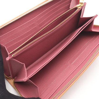 ジッピーウォレット モノグラムジャガードデニム ラウンドファスナー長  