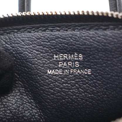 ボリード シャーク バッグチャーム ヴォースイフト ネイビー シルバー金具 W刻印 エルメス 財布・小物 HERMES