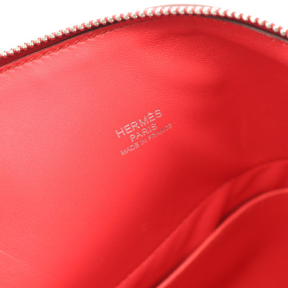 ボリード31 ブーゲンビリア ハンドバッグ ヴォーエプソン ピンクレッド シルバー金具 2WAY □N刻印 エルメス バッグ HERMES
