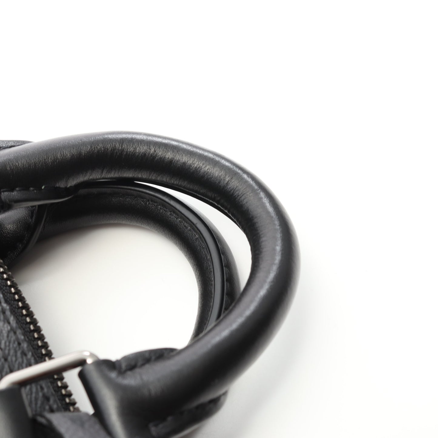 キーポル バンドリエール 25 モノグラムエクリプス ハンドバッグ PVC レザー ブラック グレー 2WAY ルイヴィトン バッグ LOUIS VUITTON