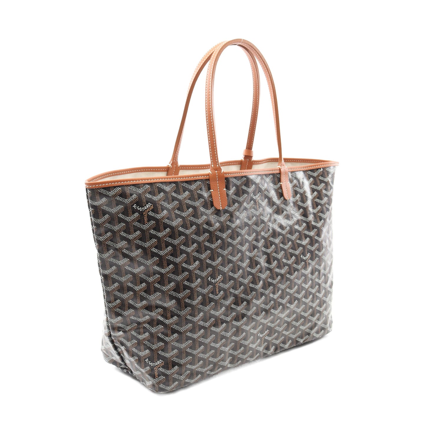 サンルイPM ハンドバッグ トートバッグ コーティングキャンバス レザー ブラック ブラウン マルチカラー ゴヤール バッグ GOYARD