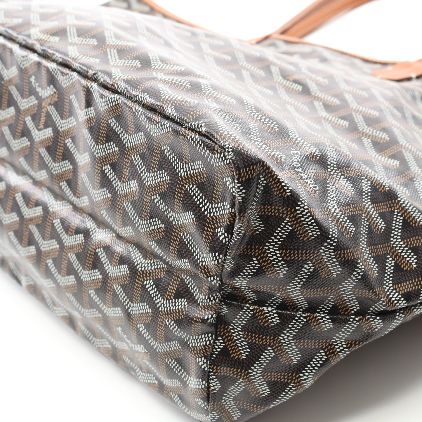 サンルイPM ハンドバッグ トートバッグ コーティングキャンバス レザー ブラック ブラウン マルチカラー ゴヤール バッグ GOYARD
