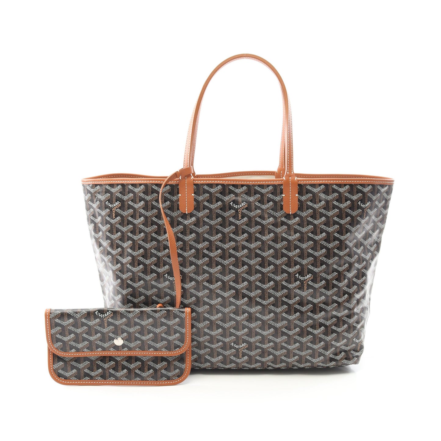 サンルイPM ハンドバッグ トートバッグ コーティングキャンバス レザー ブラック ブラウン マルチカラー ゴヤール バッグ GOYARD