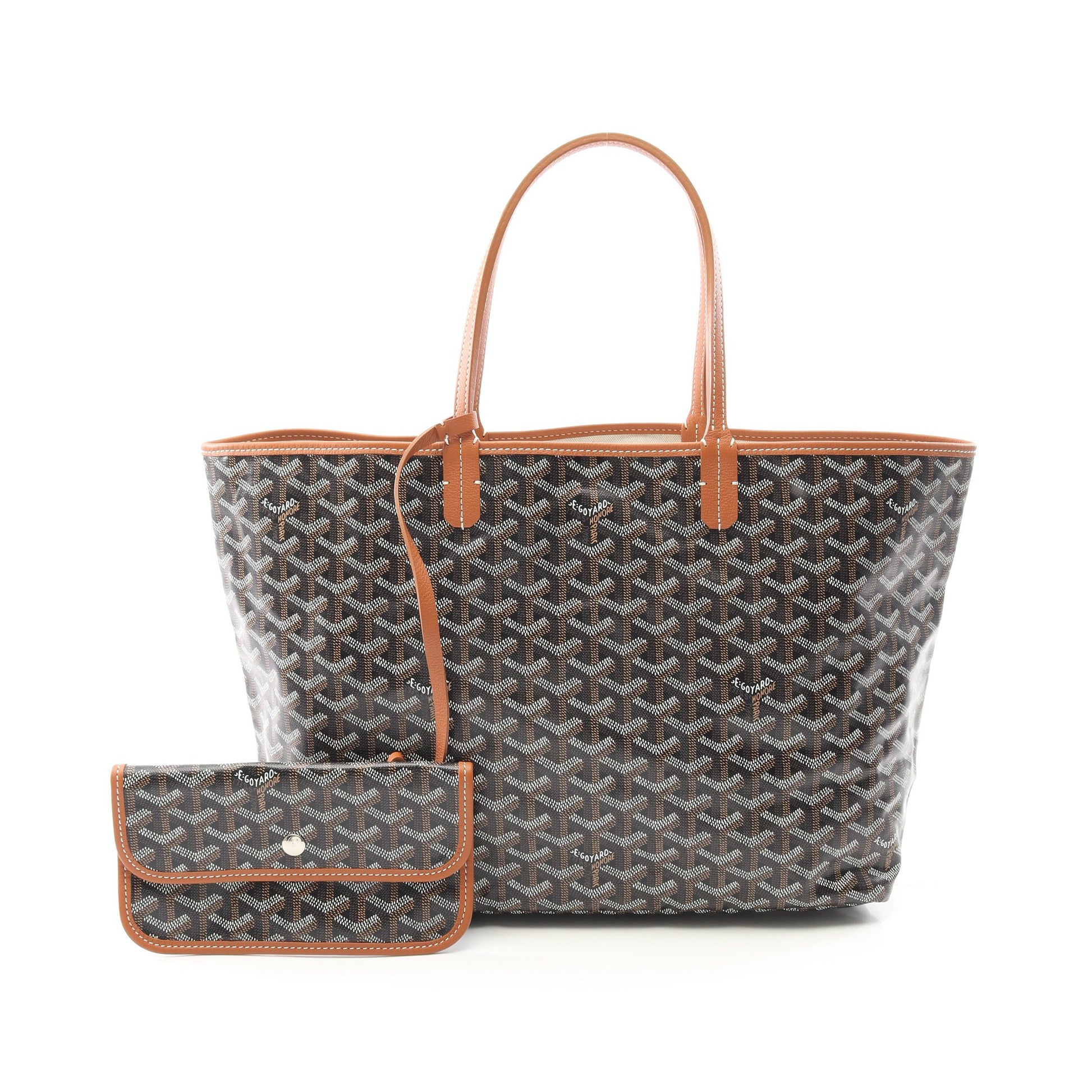 サンルイPM ハンドバッグ トートバッグ コーティングキャンバス レザー ブラック ブラウン マルチカラー ゴヤール バッグ GOYARD