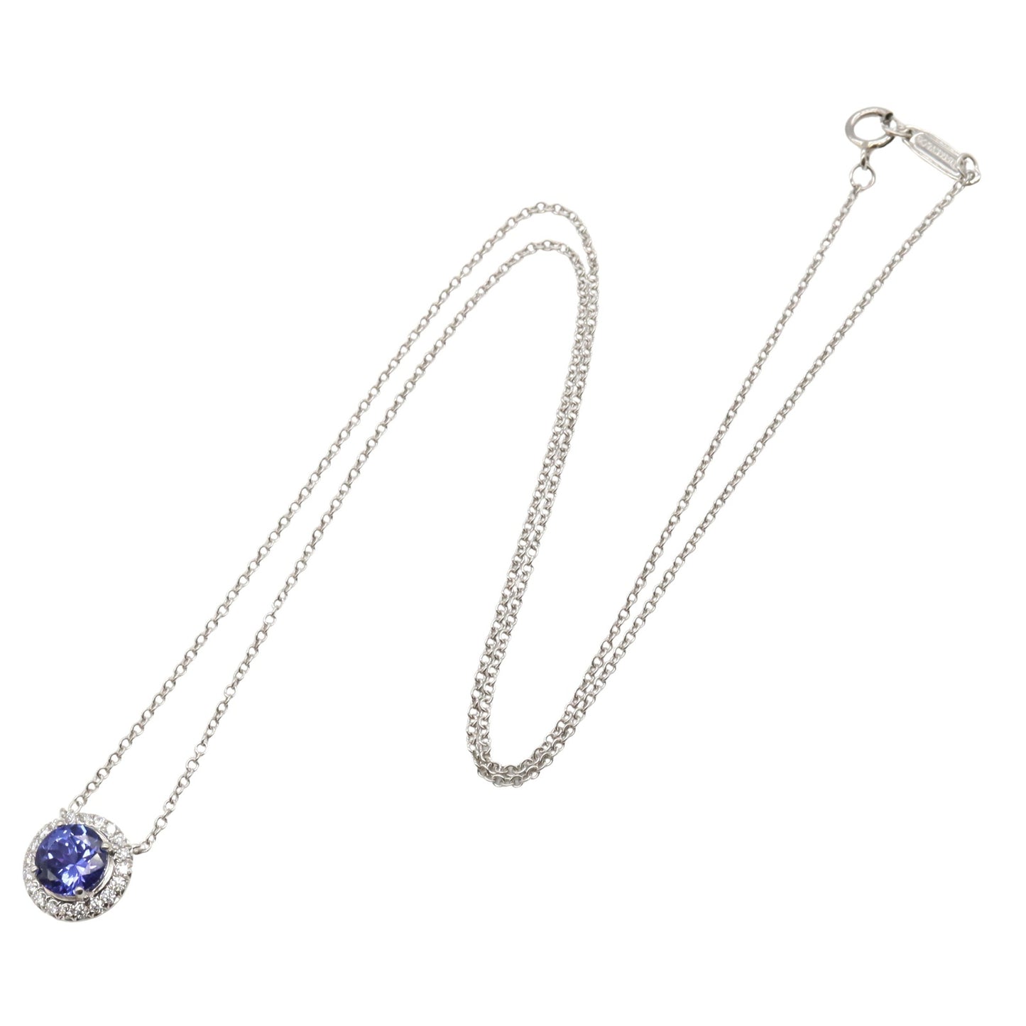 ソレスト タンザナイト ダイヤ ネックレス ネックレス Pt950プラチナ ダイヤモンド タンザナイト クリア ブルー ティファニー アクセサリー TIFFANY & Co.