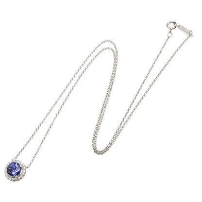 ソレスト タンザナイト ダイヤ ネックレス ネックレス Pt950プラチナ ダイヤモンド タンザナイト クリア ブルー ティファニー アクセサリー TIFFANY & Co.
