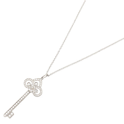フルール ドリス キー ダイヤ ネックレス ネックレス Pt950プラチナ ダイヤモンド クリア ティファニー アクセサリー TIFFANY & Co.