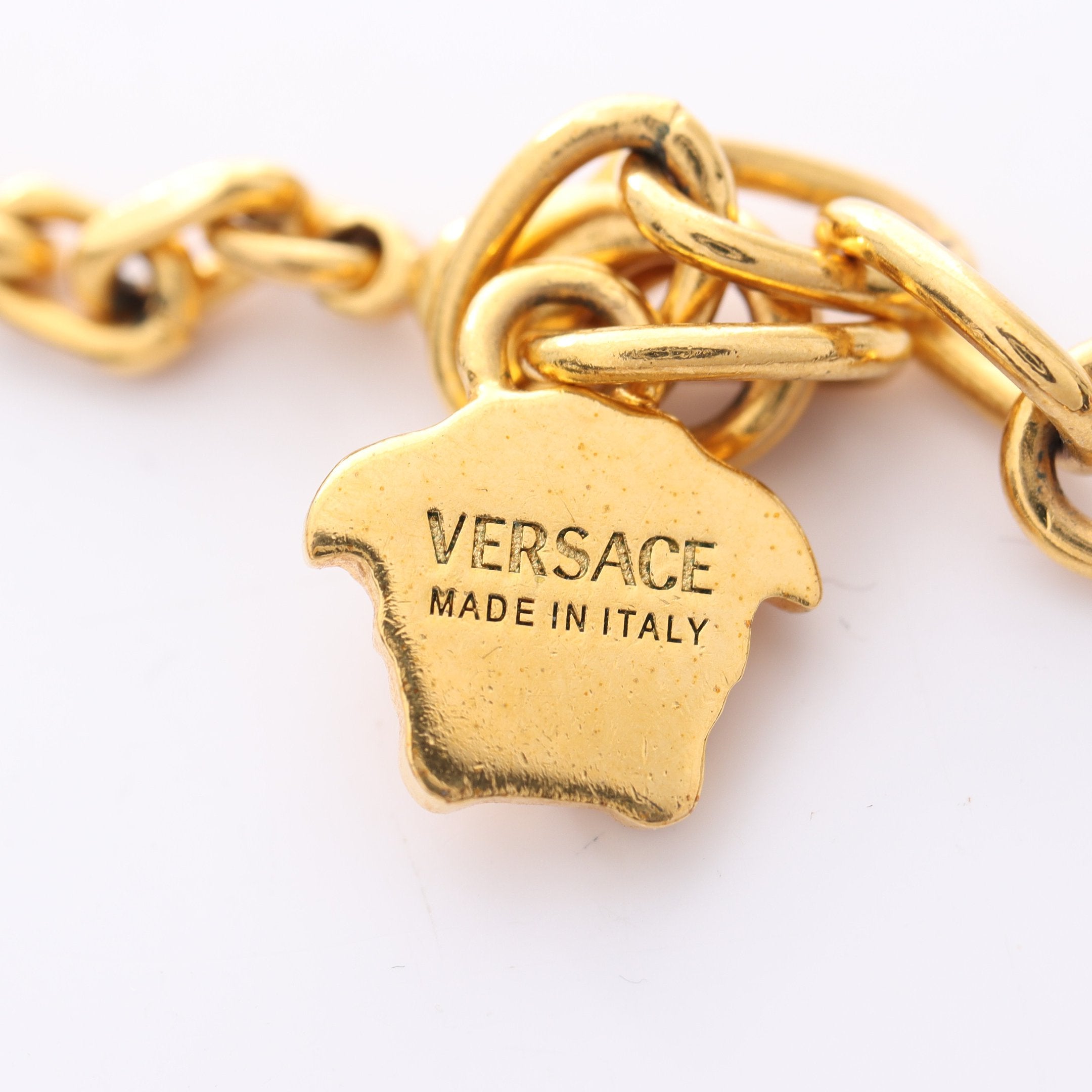 Versace グレカネックレス クリスタル ラ メドゥーサ グレカ