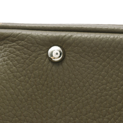 ハンドバッグ レザー ダークブラウン バーバリー バッグ BURBERRY