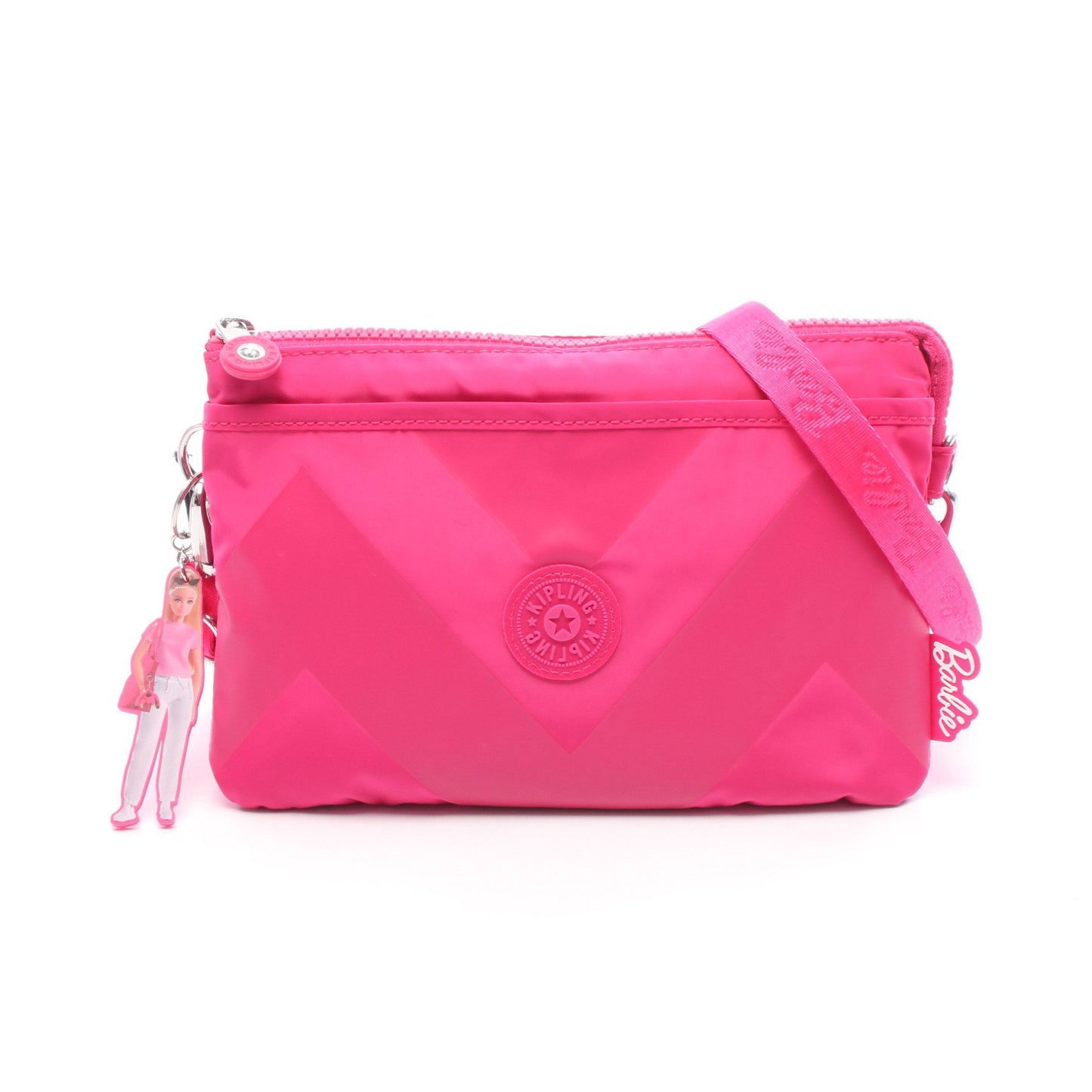kipling × Barbie RIRI ショルダーバッグ ナイロン ピンク キプリング  