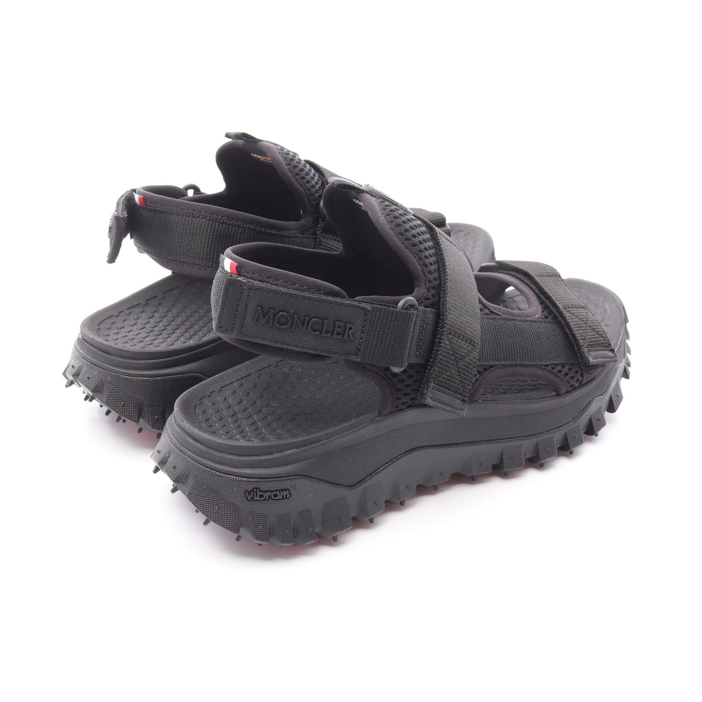 TRAILGRIP VELA サンダル キャンバス メッシュ ブラック モンクレール シューズ MONCLER