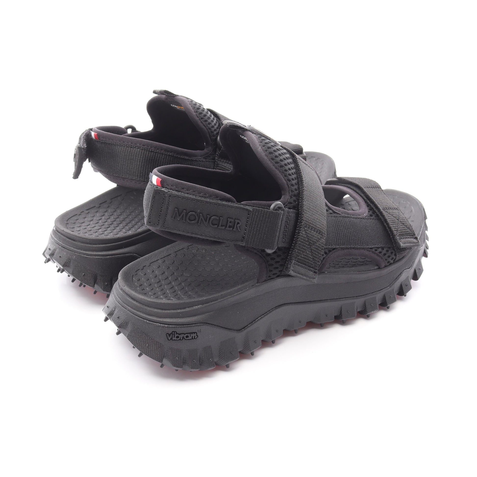 TRAILGRIP VELA サンダル キャンバス メッシュ ブラック モンクレール シューズ MONCLER