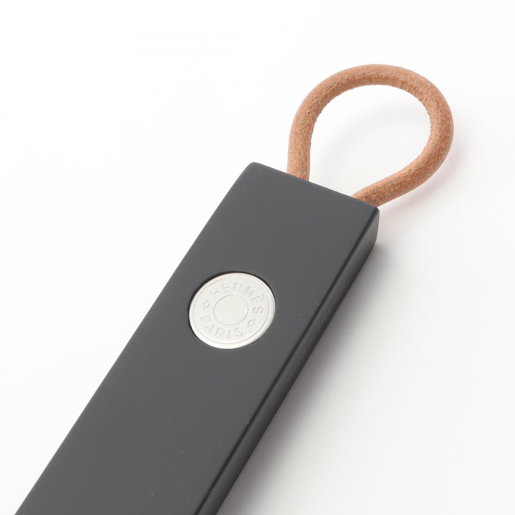 ショスピエGM シューホーン 靴ベラ 小物 ウッド レザー ダーク