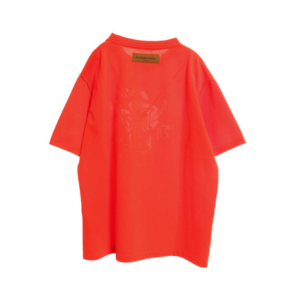 LVヴェジェトゥルースエンブロイダー Tシャツ オレンジレッド ルイヴィトン トップス LOUIS VUITTON