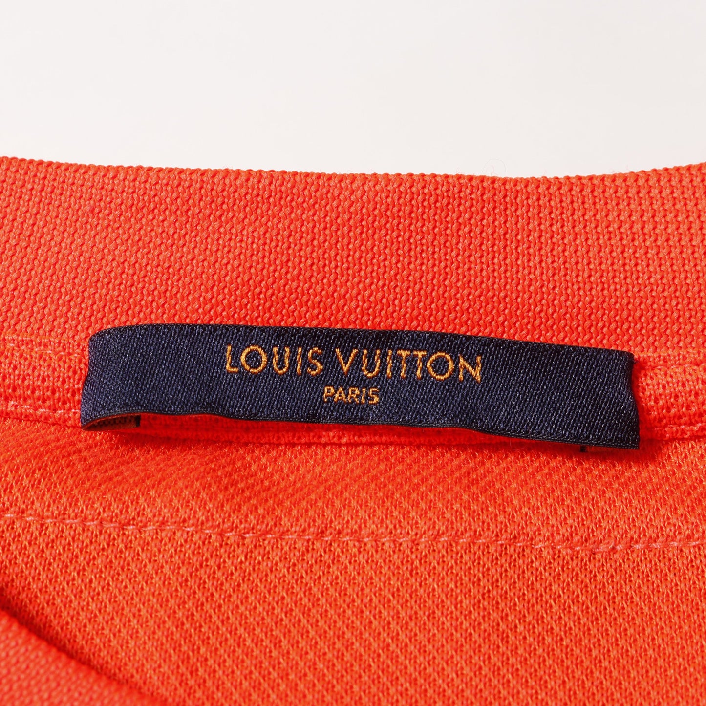 LVヴェジェトゥルースエンブロイダー Tシャツ オレンジレッド ルイヴィトン トップス LOUIS VUITTON