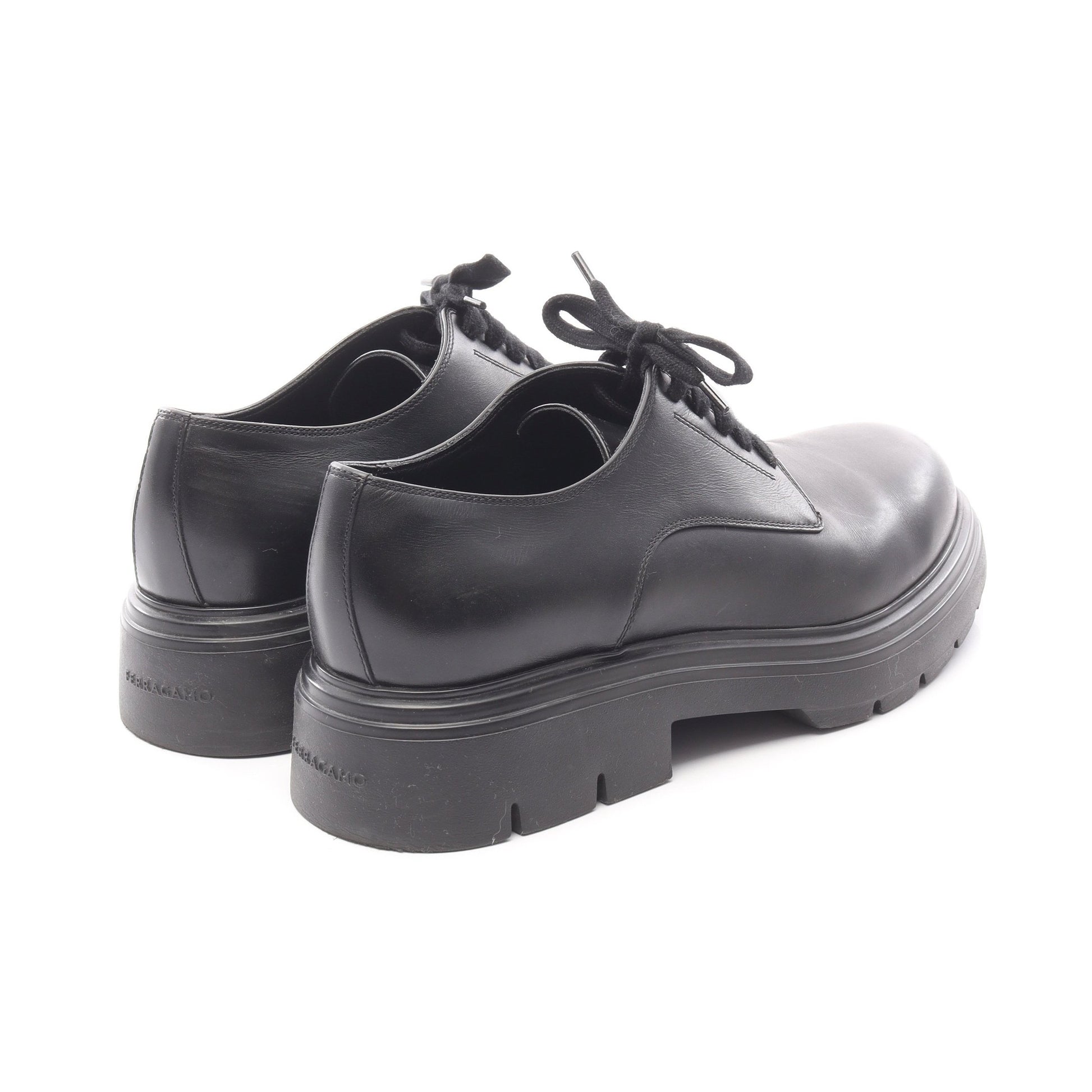 ダービーシューズ ドレスシューズ レザー ブラック サルヴァトーレフェラガモ シューズ Salvatore Ferragamo