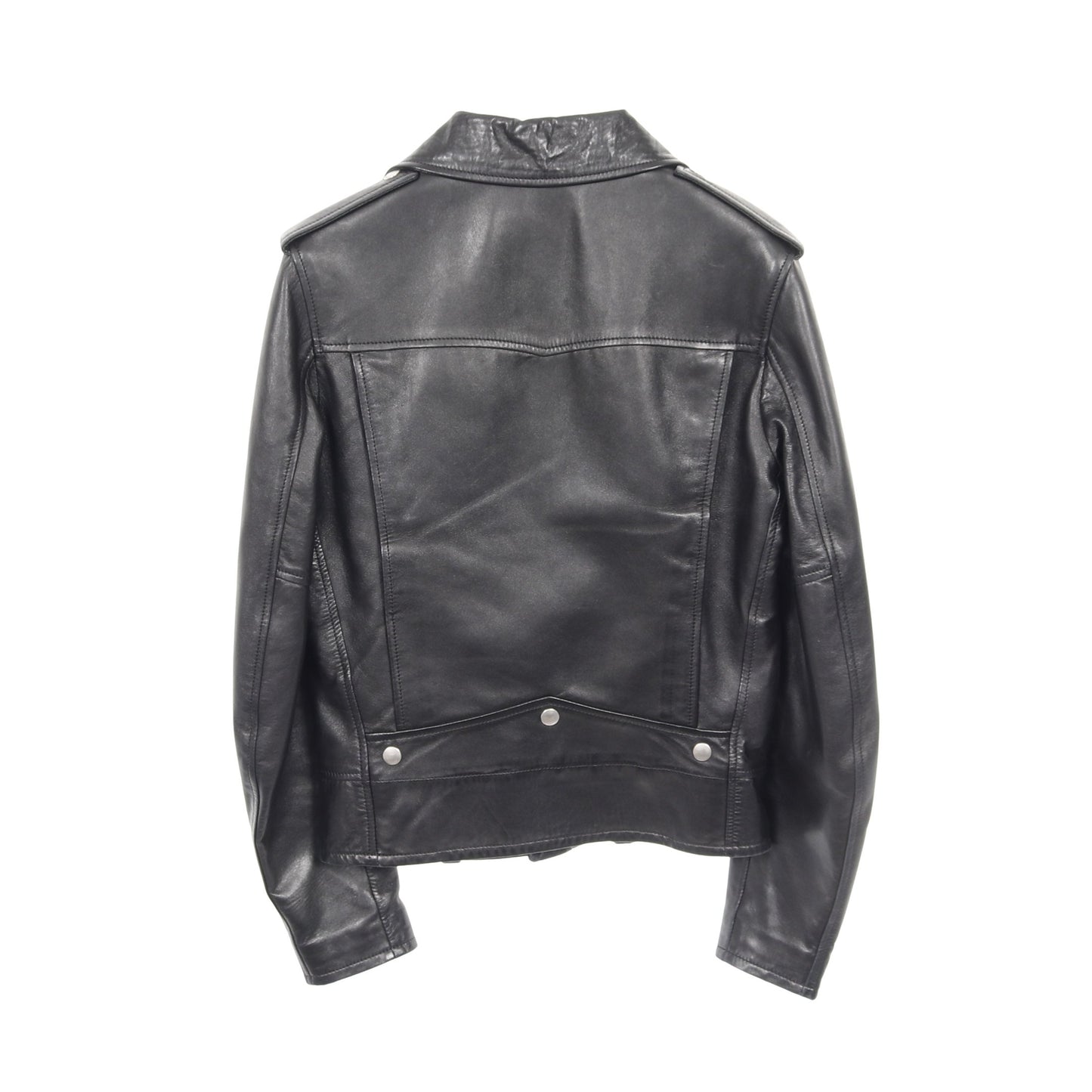 クラシック モーターサイクル ライダースジャケット レザージャケット レザー ブラック サンローランパリ アウター SAINT LAURENT PARIS