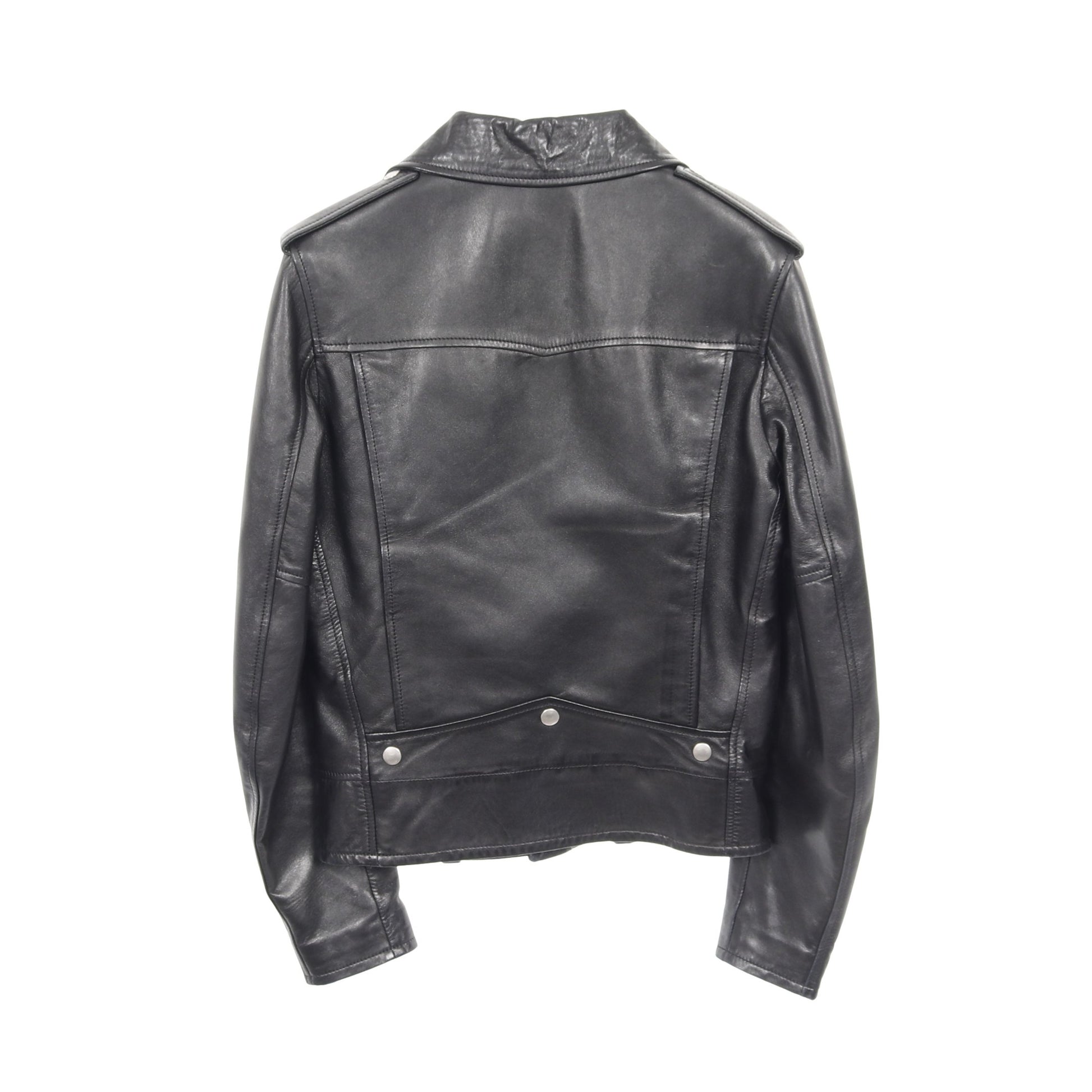 クラシック モーターサイクル ライダースジャケット レザージャケット レザー ブラック サンローランパリ アウター SAINT LAURENT PARIS