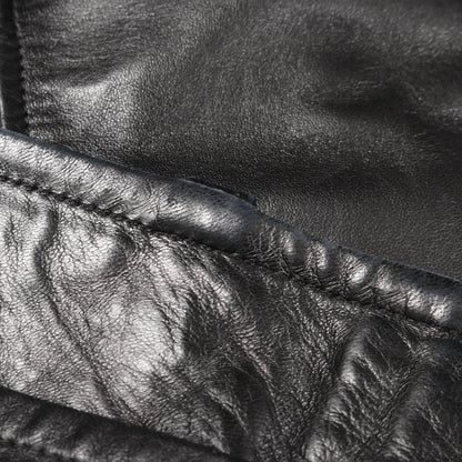 クラシック モーターサイクル ライダースジャケット レザージャケット レザー ブラック サンローランパリ アウター SAINT LAURENT PARIS